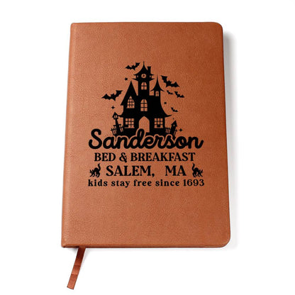 Vintage Halloween Signs 27 - Vegan Leather Journal