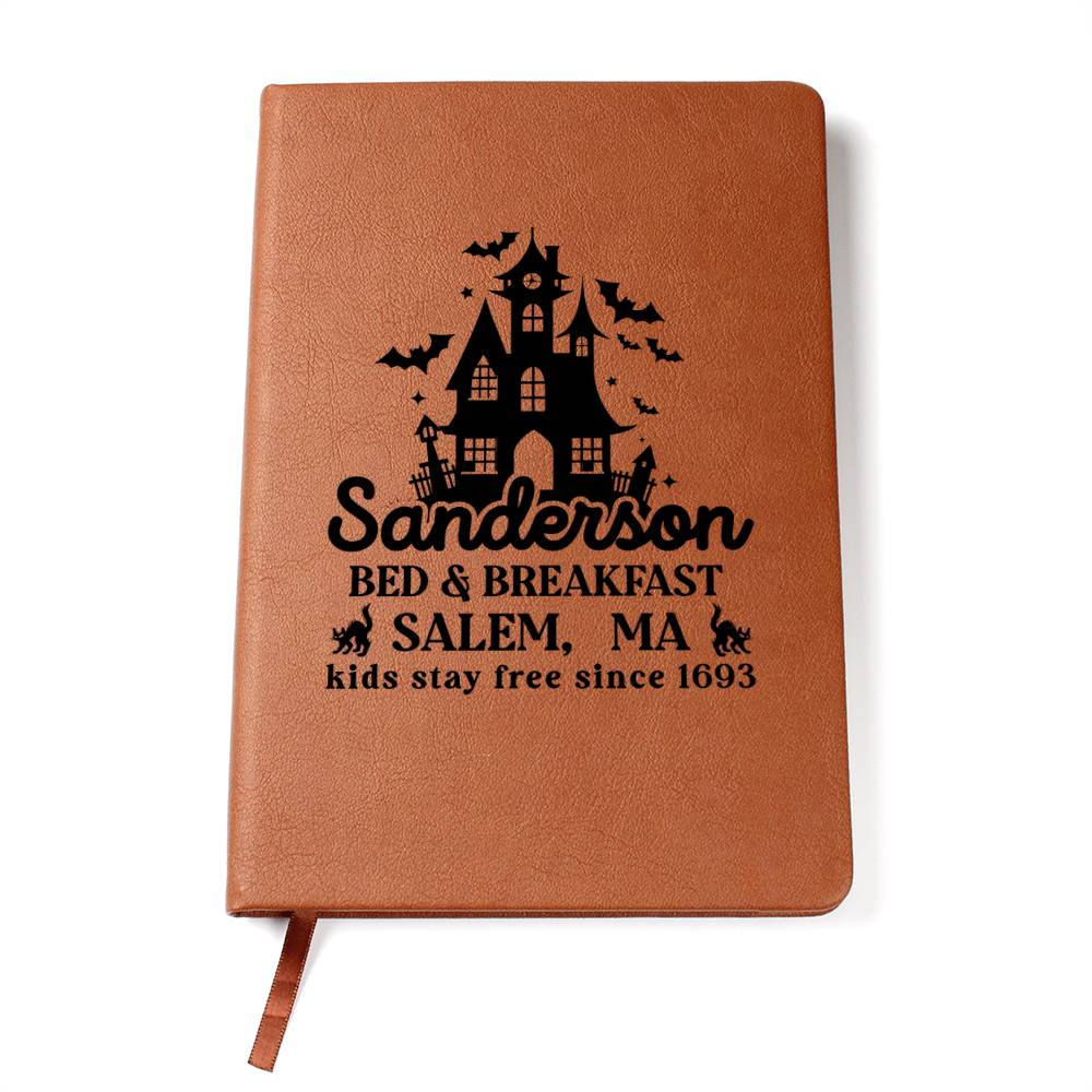 Vintage Halloween Signs 27 - Vegan Leather Journal