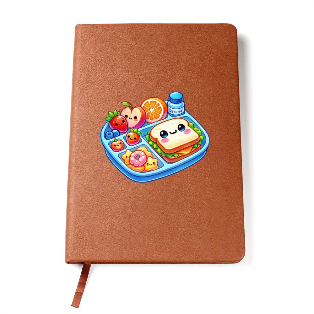 Cute Back to School Sticker 006 - Vegan Leather Journal