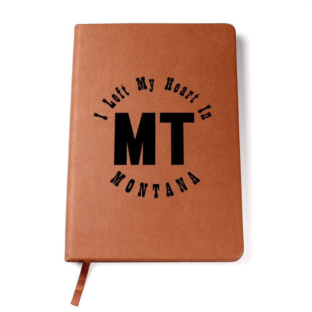 Heart In Montana v01 - Vegan Leather Journal