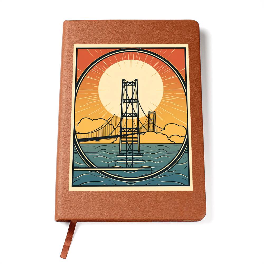 Minimalist BOHO Art 142 - Vegan Leather Journal