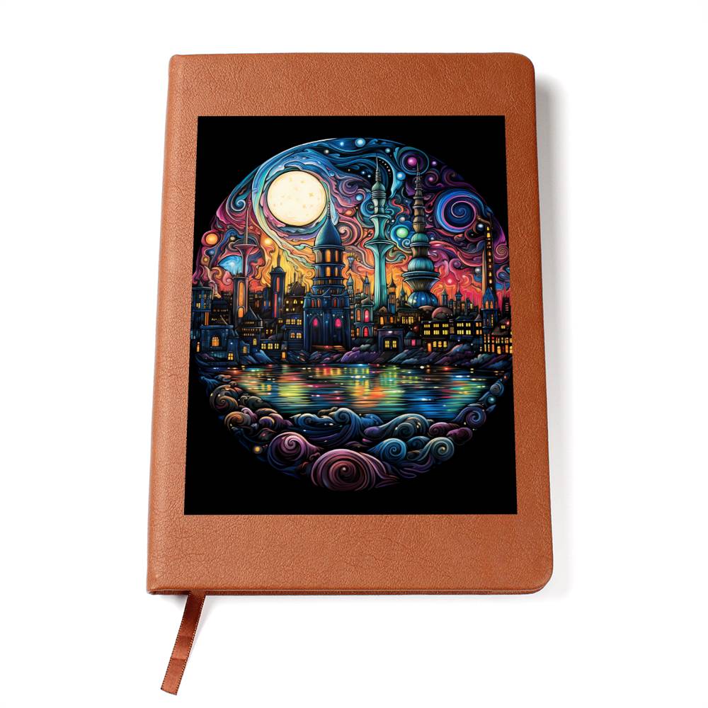 Minimalist BOHO Art 037 - Vegan Leather Journal