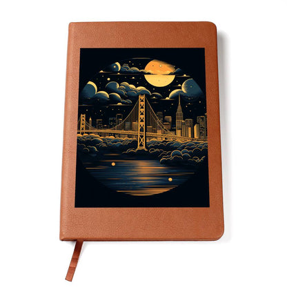 Minimalist BOHO Art 034 - Vegan Leather Journal