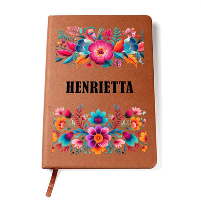Henrietta (Mexican Flowers 2) - Vegan Leather Journal