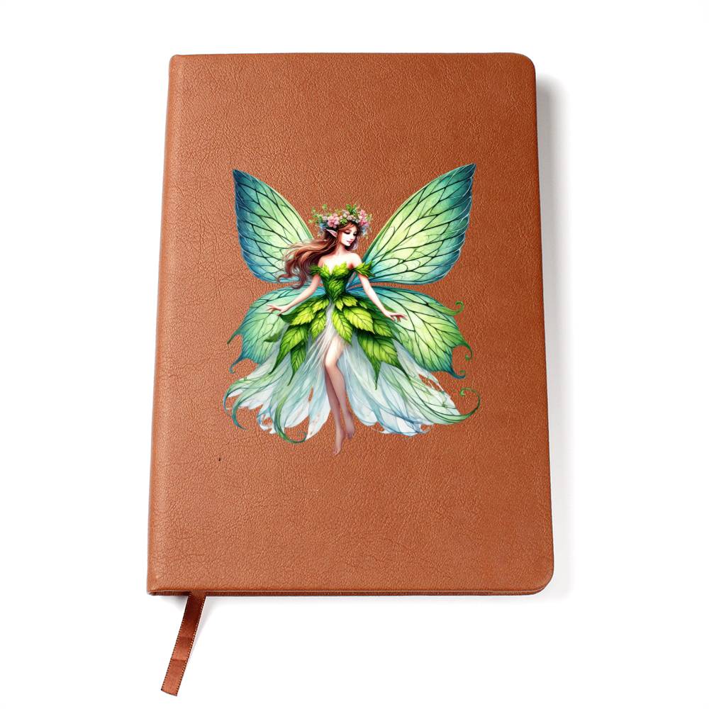 Magical Nature Forest Fairy 01 - Vegan Leather Journal