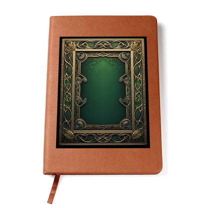 Ornate Gold Cover 035 - Vegan Leather Journal