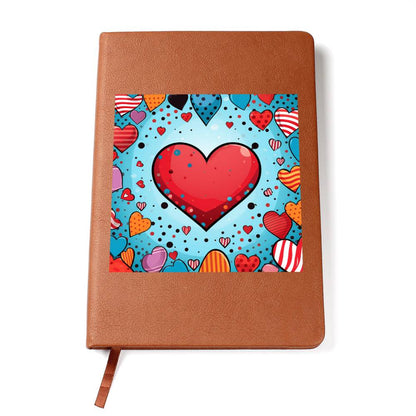Valentine's Day Pop Art 16 - Vegan Leather Journal