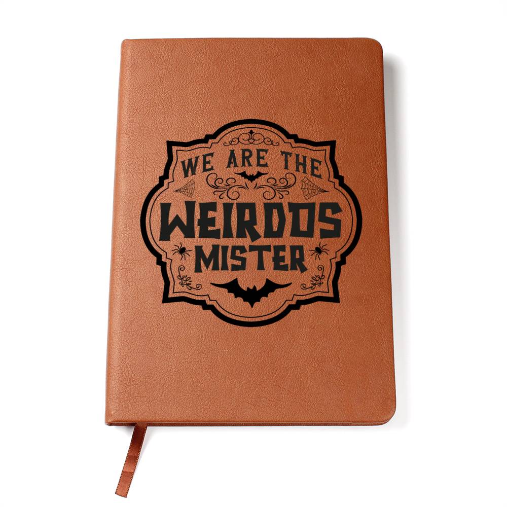 Vintage Halloween Signs 16 - Vegan Leather Journal