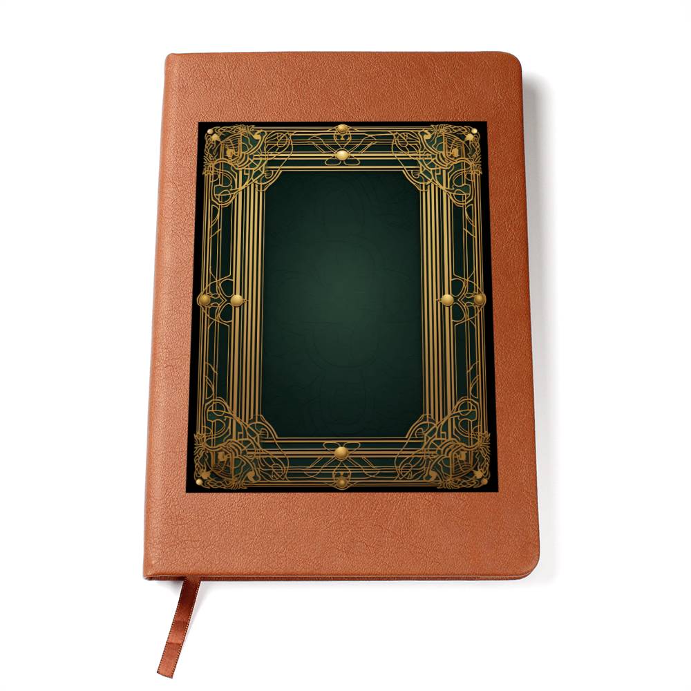 Ornate Gold Cover 097 - Vegan Leather Journal