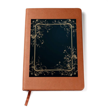 Ornate Gold Cover 125 - Vegan Leather Journal