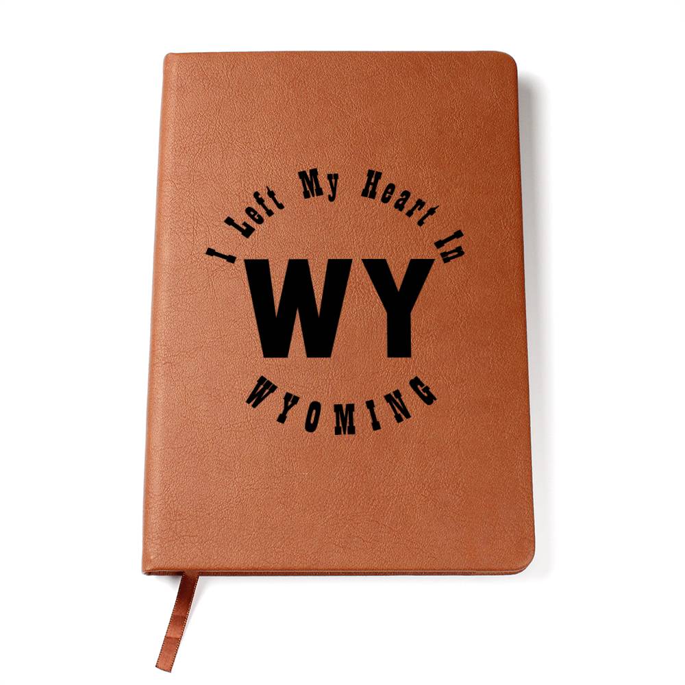 Heart In Wyoming v01 - Vegan Leather Journal