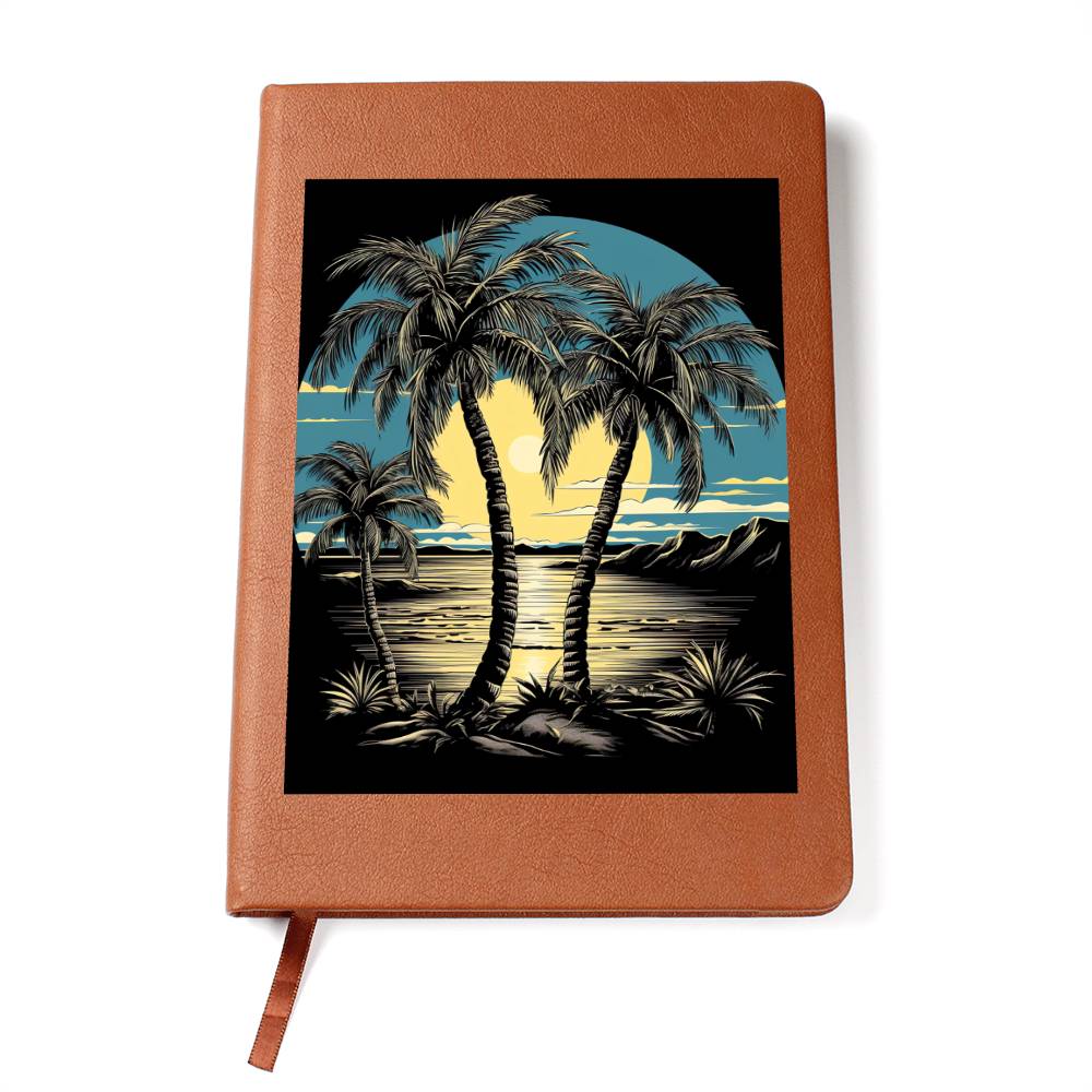 Minimalist BOHO Art 002 - Vegan Leather Journal