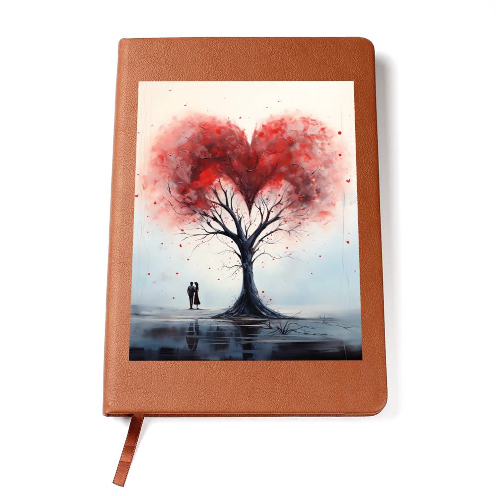 Valentine's Day Art 377 - Vegan Leather Journal