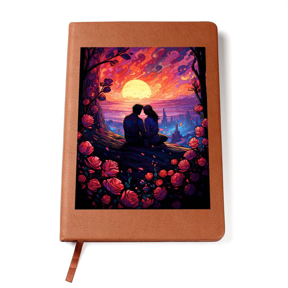 Valentine's Day Art 339 - Vegan Leather Journal