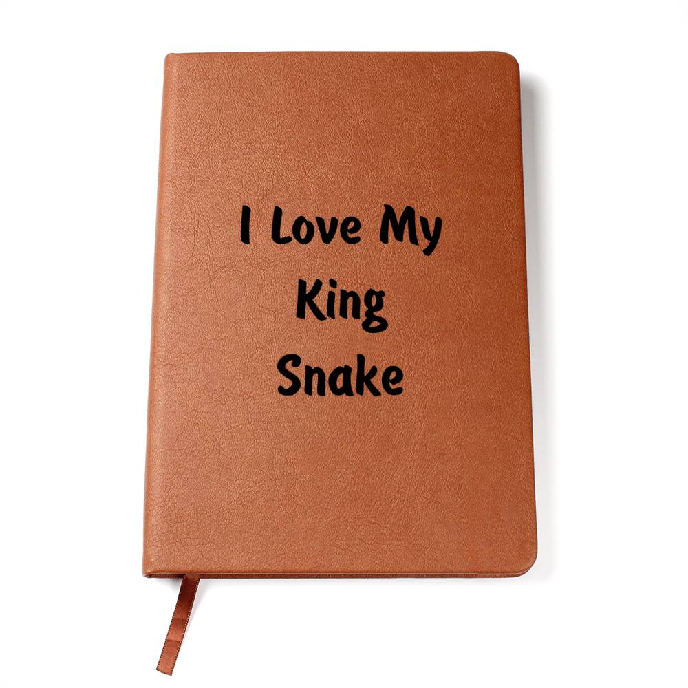 Love My King Snake - Vegan Leather Journal
