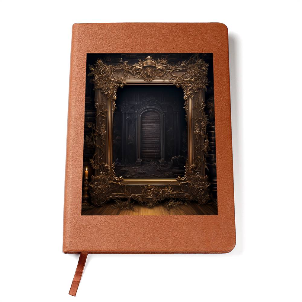 Ornate Gold Cover 103 - Vegan Leather Journal
