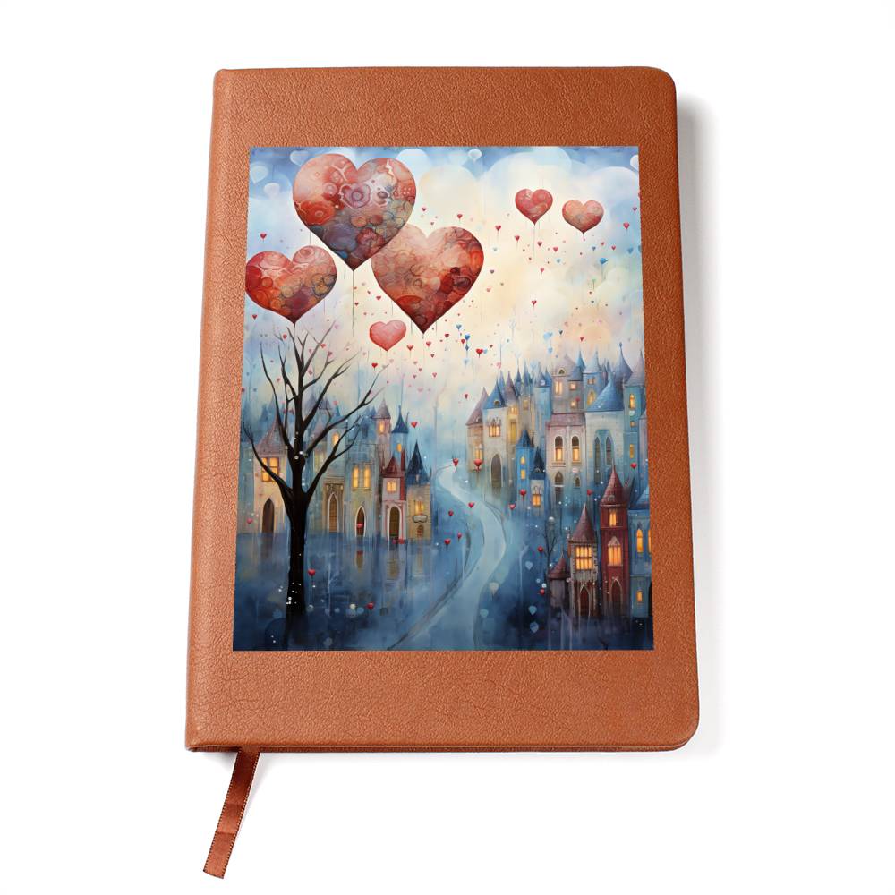 Valentine's Day Art 224 - Vegan Leather Journal