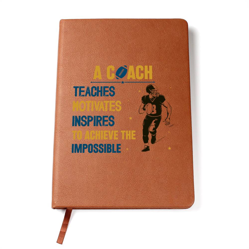 A Coach - Vegan Leather Journal