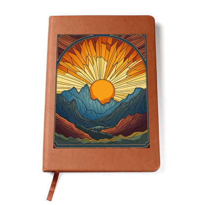 Minimalist BOHO Art 016 - Vegan Leather Journal