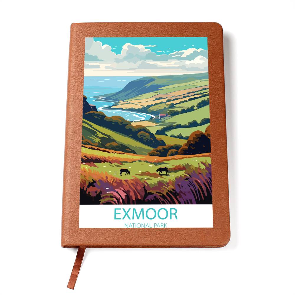 Famous Travel Destinations - Exmoor National Park, England - Vegan Leather Journal