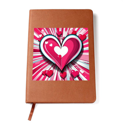 Valentine's Day Pop Art 07 - Vegan Leather Journal