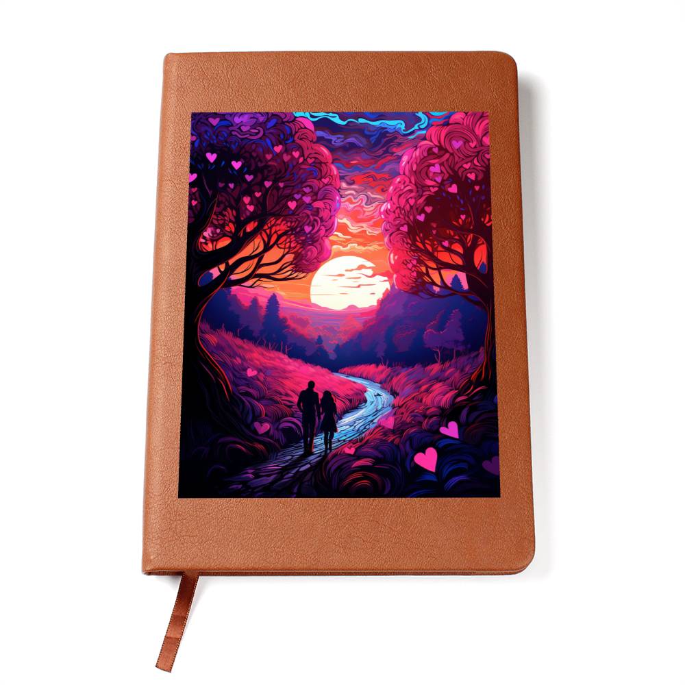 Valentine's Day Art 156 - Vegan Leather Journal