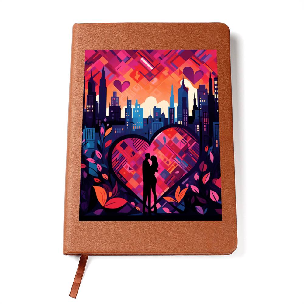 Valentine's Day Art 396 - Vegan Leather Journal