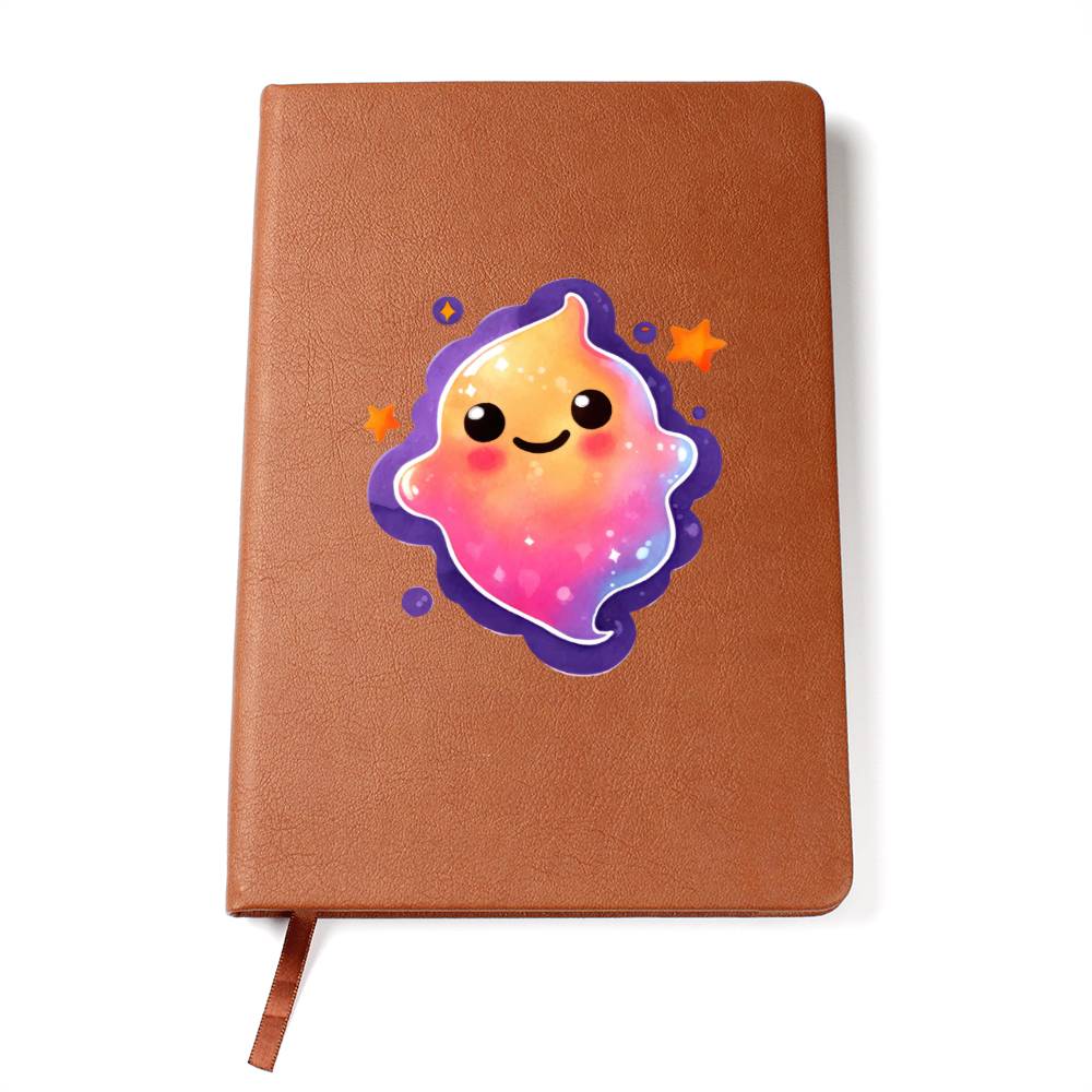 Cute Halloween Sticker 048 - Vegan Leather Journal