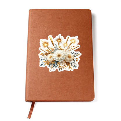 Luxury Wedding Decor Sticker 028 - Vegan Leather Journal