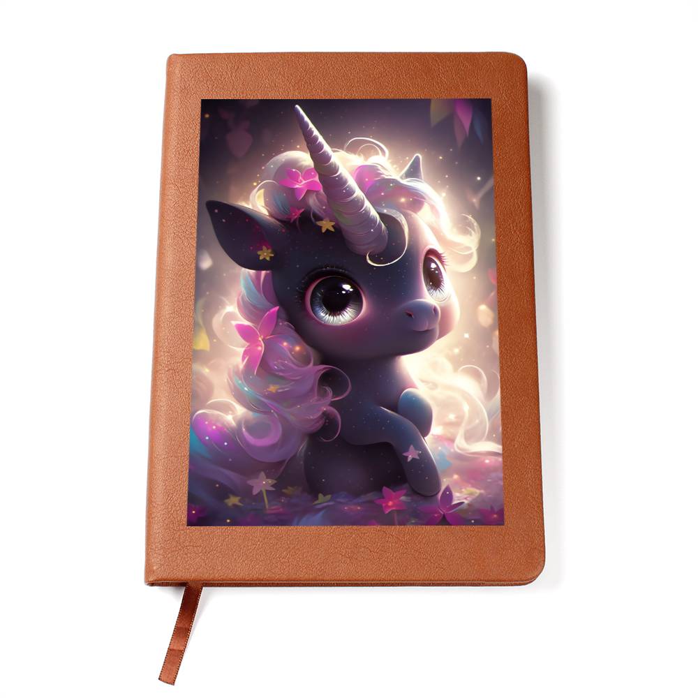 Cute Unicorn 029 - Vegan Leather Journal
