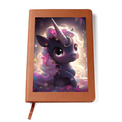 Cute Unicorn 029 - Vegan Leather Journal