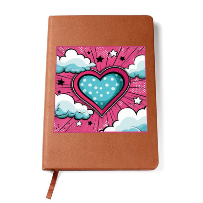 Valentine's Day Pop Art 22 - Vegan Leather Journal