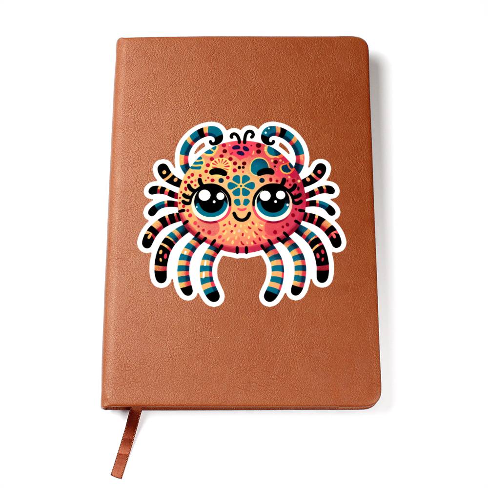Cute Spider sticker 176 - Vegan Leather Journal