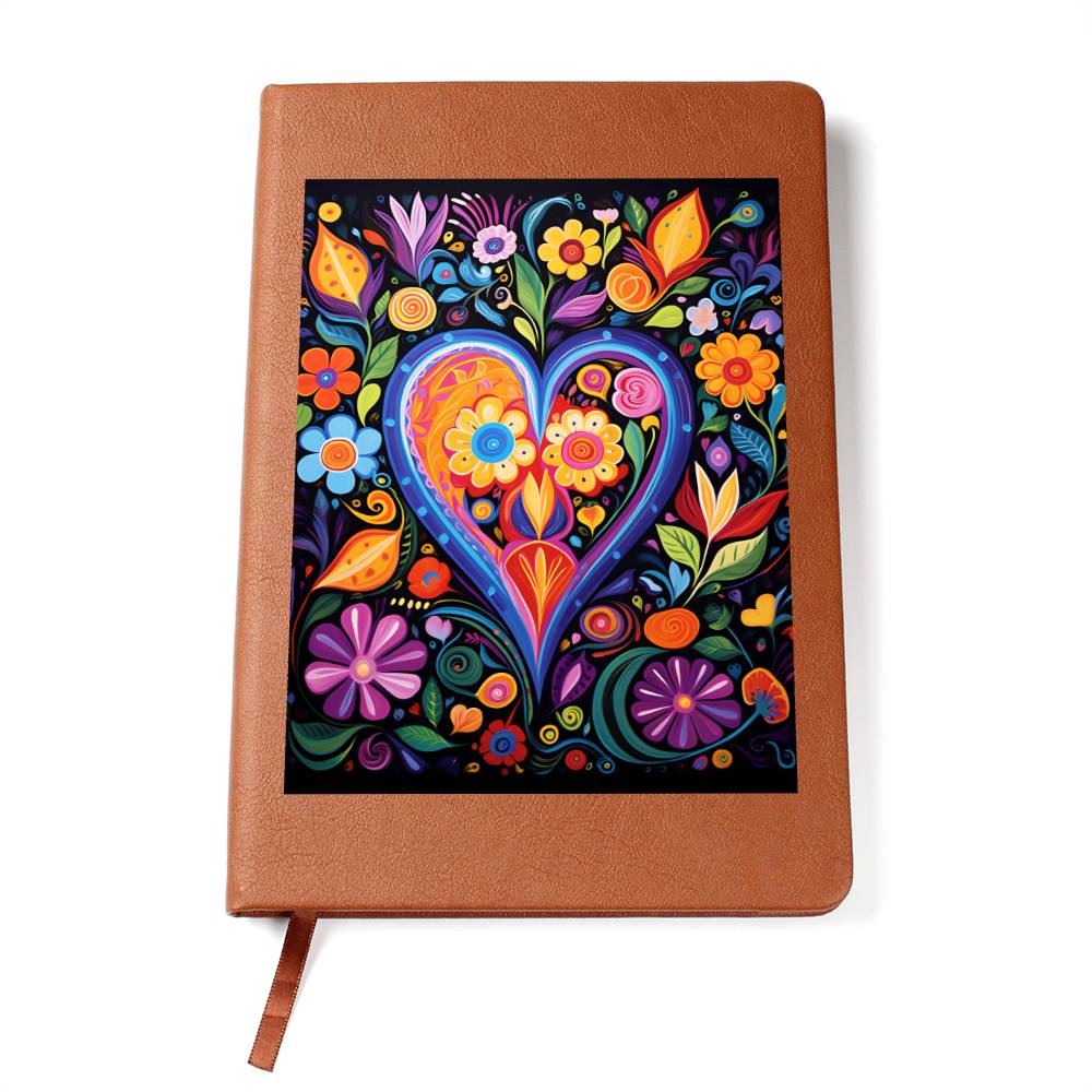 Valentine's Day Art 254 - Vegan Leather Journal