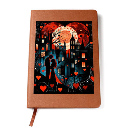 Valentine's Day Art 444 - Vegan Leather Journal