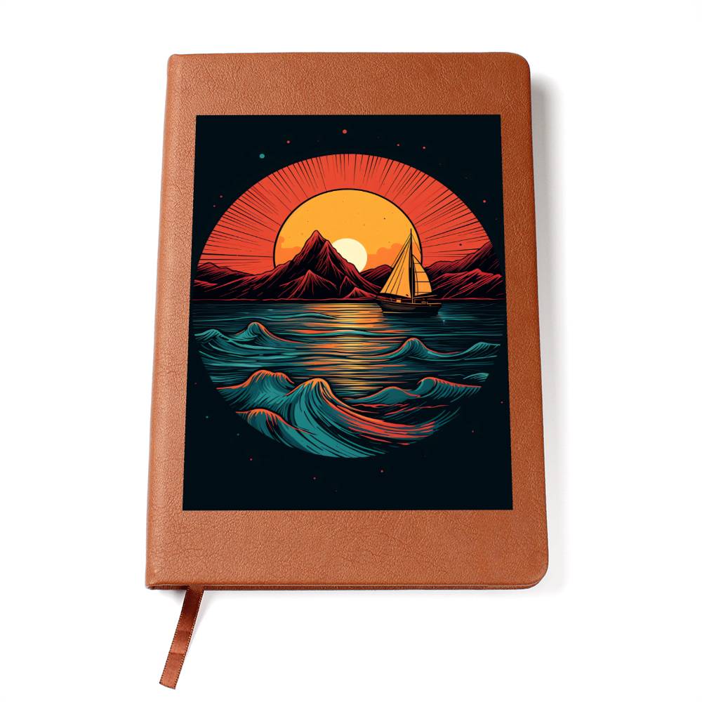 Minimalist BOHO Art 086 - Vegan Leather Journal