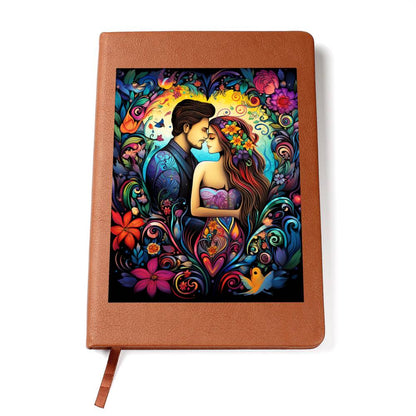 Valentine's Day Art 284 - Vegan Leather Journal