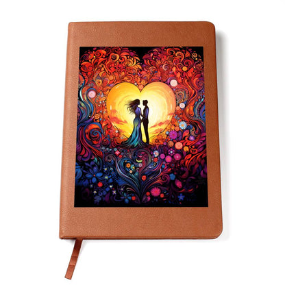 Valentine's Day Art 283 - Vegan Leather Journal