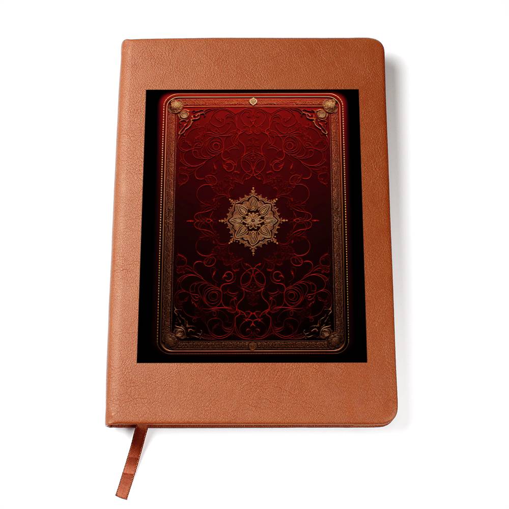 Ornate Gold Cover 088 - Vegan Leather Journal