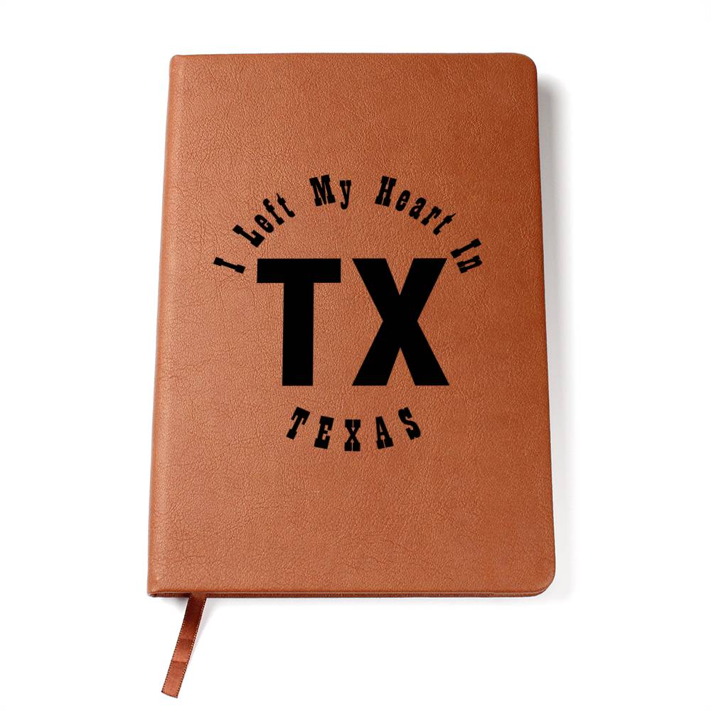 Heart In Texas v01 - Vegan Leather Journal