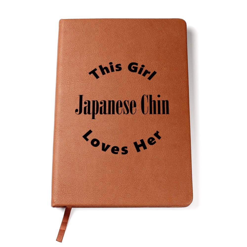 Japanese Chin v2 - Vegan Leather Journal