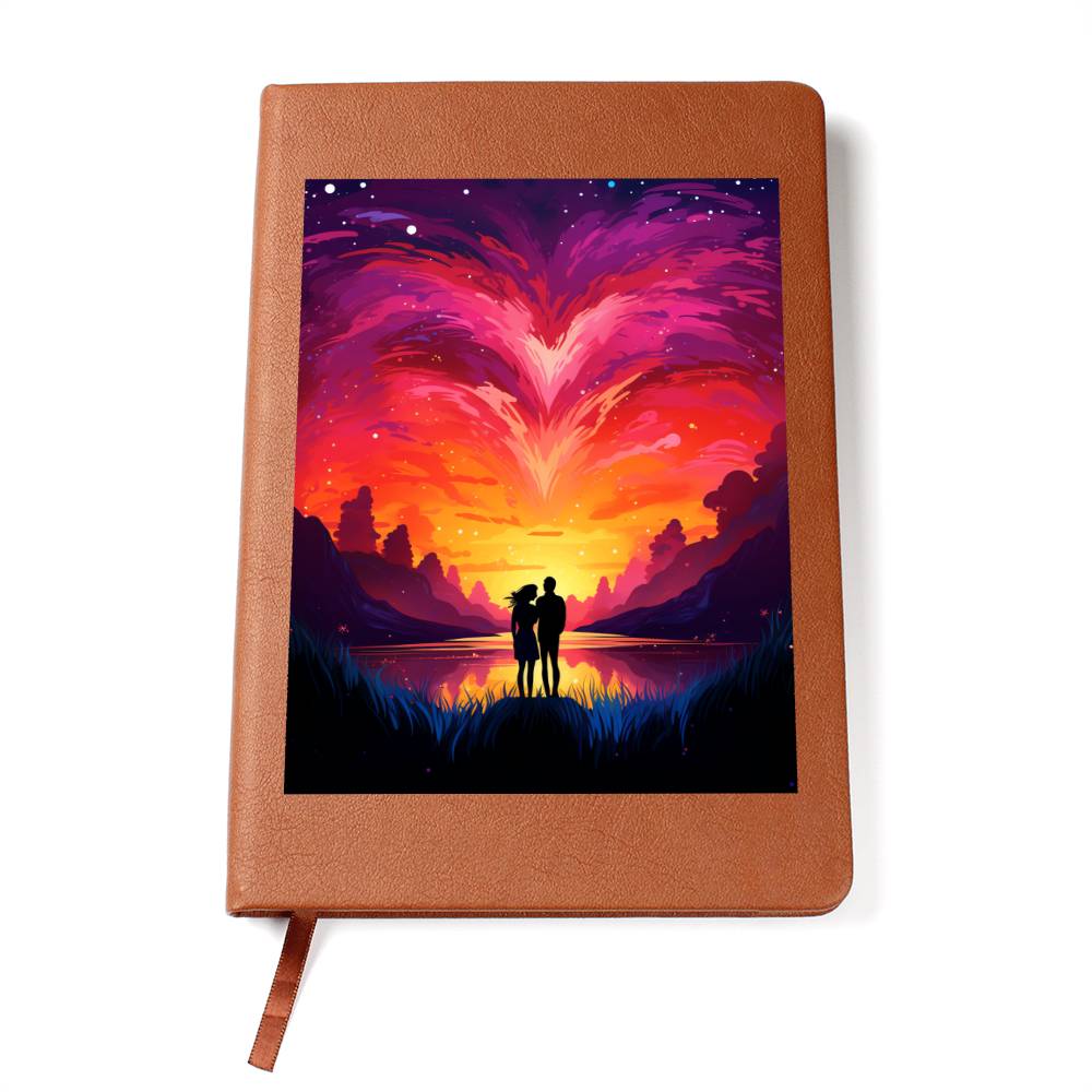 Valentine's Day Art 066 - Vegan Leather Journal