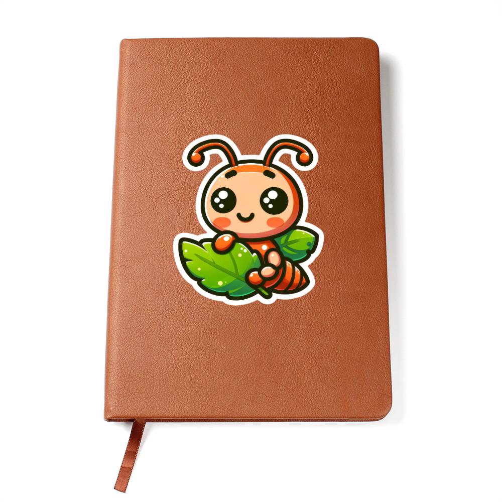 Cute Leafcutter ant sticker 83 - Vegan Leather Journal