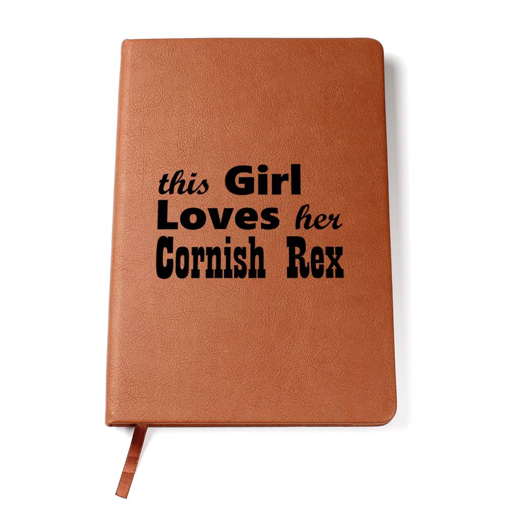 Cornish Rex - Vegan Leather Journal