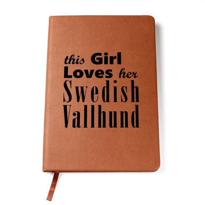 Swedish Vallhund - Vegan Leather Journal