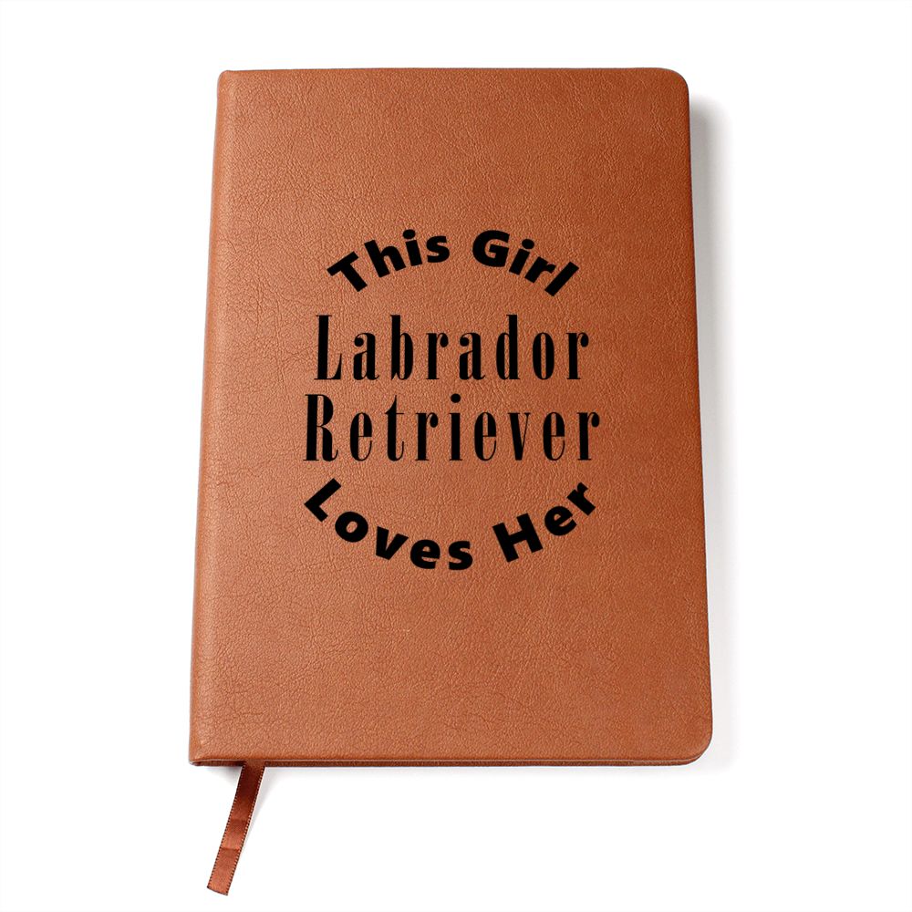 Labrador Retriever v2 - Vegan Leather Journal