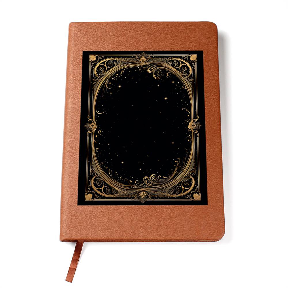 Ornate Gold Cover 079 - Vegan Leather Journal
