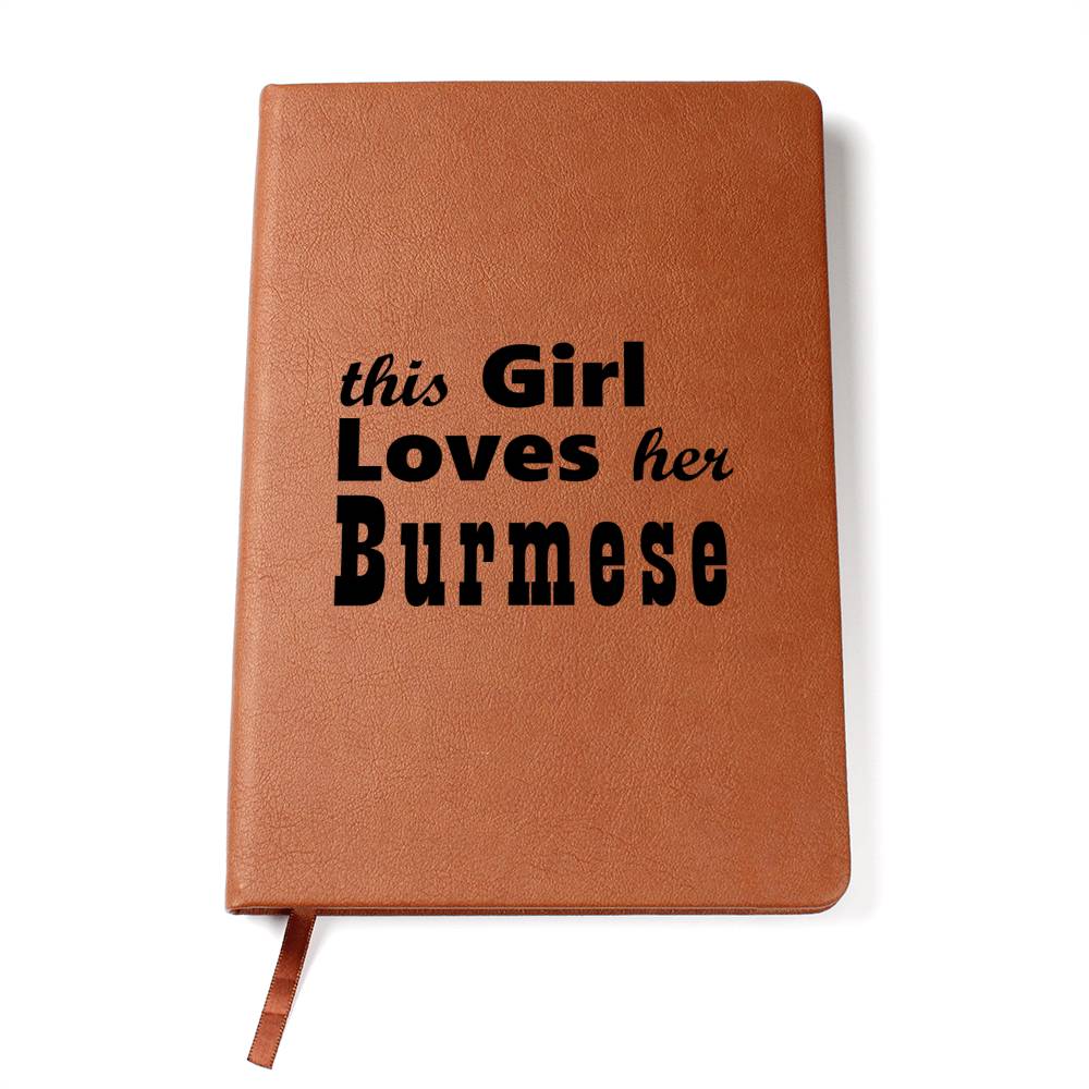 Burmese - Vegan Leather Journal