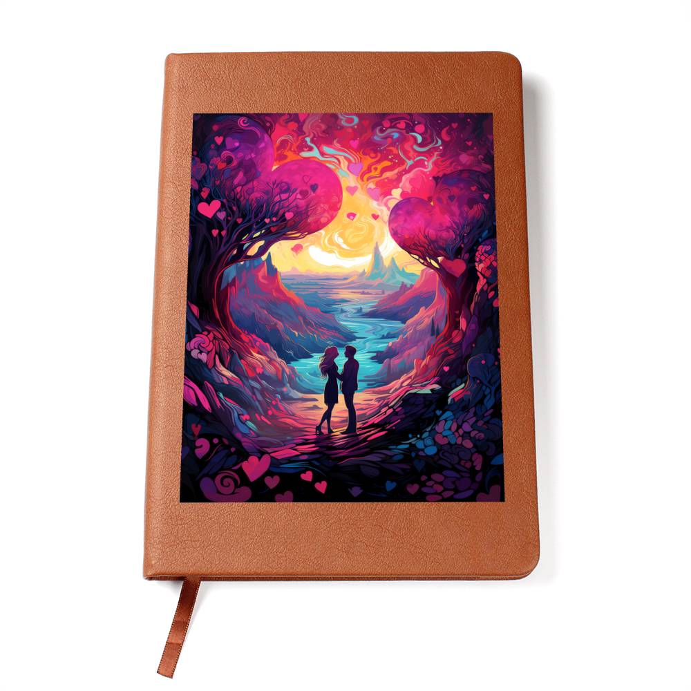 Valentine's Day Art 138 - Vegan Leather Journal