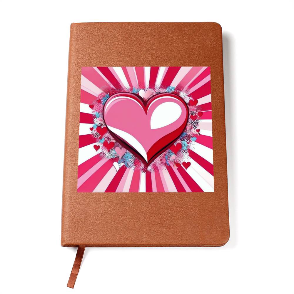 Valentine's Day Pop Art 10 - Vegan Leather Journal